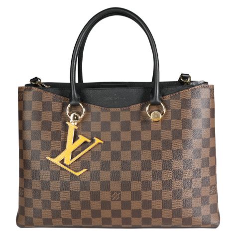 lv black leather bag|louis vuitton black checkered bag.